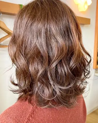 ミディアム 佐藤 帆春のヘアスタイル