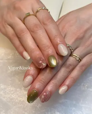 ネイル Vigor＆Looks 白金所属・mng vigorのネイルデザイン