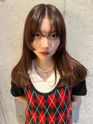 セミロング yuuna/ ハッシュカット🎀のヘアスタイル