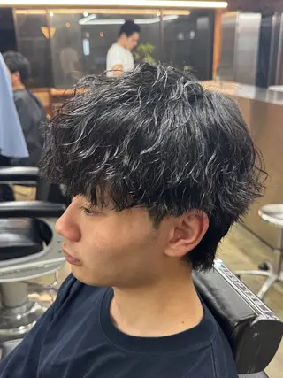 ショート カラー パーマ ヘアアレンジ メンズ メンズ特化酒井翔太 /メンズカット/名駅のヘアスタイル