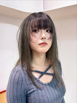 ミディアム 石崎 啓太のヘアスタイル