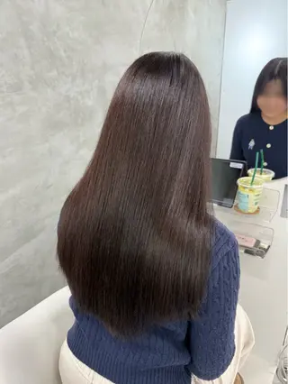 ロング カラー yuuna ✮ door whiteのヘアスタイル