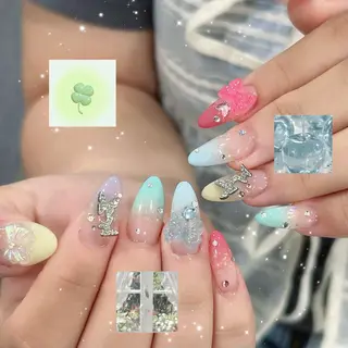 ネイル 🪄mimi🎀 Midori🪽のネイルデザイン