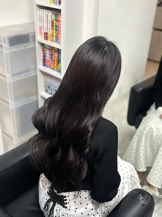 ロング パドゥプロン あんずのヘアスタイル
