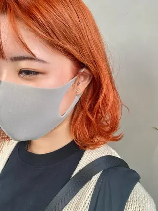 ミディアム カラー ヒラノホナミ 🫧透ける艶髪🫧のヘアスタイル