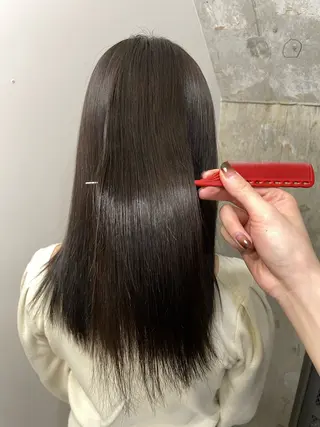 セミロング ニュアンスカラー/ 🫧レミ(坊主)のヘアスタイル