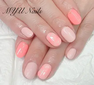 ネイル ニュアンスネイル🌈 MYU Nailsのネイルデザイン