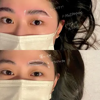 マツエク・マツパ アイブロウ GO TODAY SHAiRE SALON Vellmie店所属・吉祥寺kasumi 🌛eye/browのマツエク・マツパデザイン