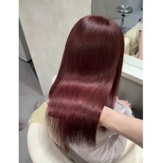 セミロング カラー miyu /トレンド カラー×艶髪のヘアスタイル