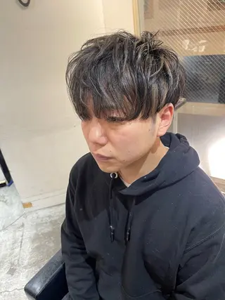 メンズ WELLY TO KYOメンズカットのヘアスタイル