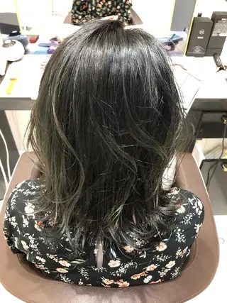 ミディアム 井口 真人のヘアスタイル