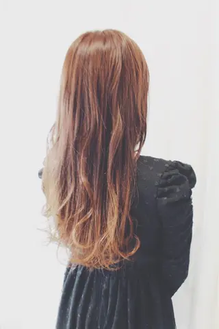 ロング カラー 髪質改善＆縮毛矯正 三上大地のヘアスタイル
