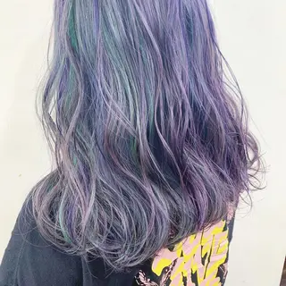 セミロング カラー 薄田 珠美のヘアスタイル