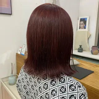 ミディアム カラー 🪭risa 暖色/レイヤー🪭のヘアスタイル