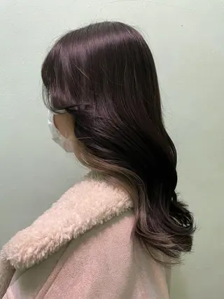 セミロング モテ髪🎀aoi/ ヘアメ/カラー/池袋のヘアスタイル