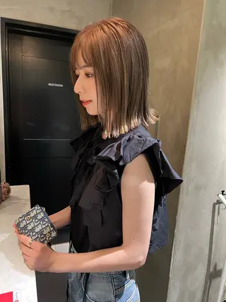 ミディアム カラー アンニュイヘア🪽 ayumiのヘアスタイル