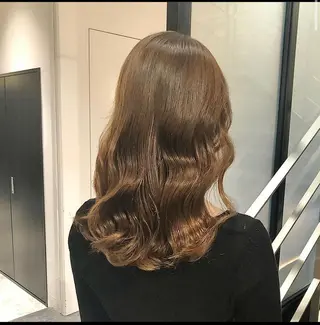 ミディアム カラー パーマ ヘアアレンジ メンズ キッズ stylist 🌸 kana.のヘアスタイル