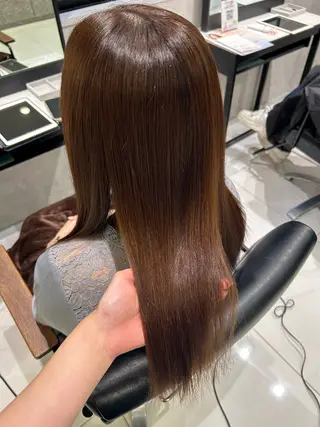 セミロング カラー トレンド甘めガーリー Mizuki☁️🫧のヘアスタイル