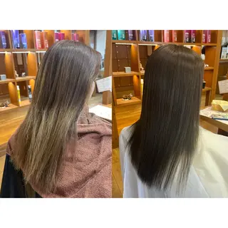 セミロング カラー topstylist 野口　雅のヘアスタイル