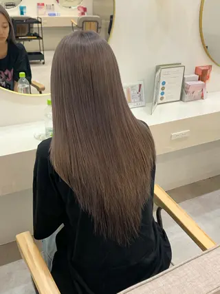 ロング カラー パーマ ヘアアレンジ メンズ キッズ 🤍韓国風レイヤー/ 艶髪🤍鳥越美羽のヘアスタイル