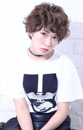ショート パーマ ✨髪質改善が大好評✨ 美容室lic近藤✨のヘアスタイル
