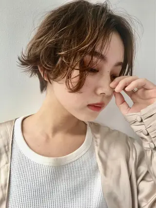 ショート カラー パーマ ヘアアレンジ メンズ キッズ ネイル マツエク・マツパ 🫧渋谷美容師 たくみ🫧のヘアスタイル