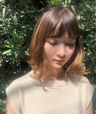 ミディアム パーマ 🦭era shiori🦭のヘアスタイル