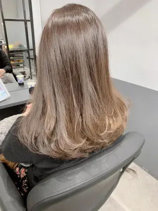 ミディアム KOKUA/髪質改善 艶髪縮毛矯正のヘアスタイル