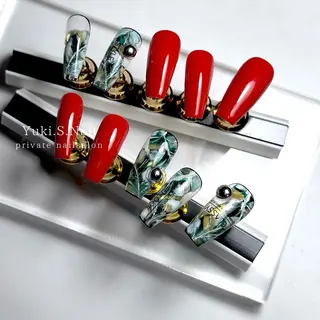ロング Yuki S.Nailのネイルデザイン