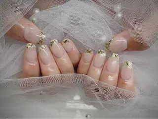 ネイル I-nailロング /ワンホン/キラキラのネイルデザイン