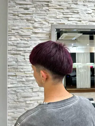 ショート カラー メンズ 熊本市東区 /Ririkaのヘアスタイル