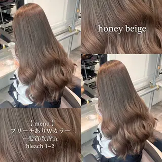 カラー 🩶透明感ブリーチ カラー🩶 maoのヘアスタイル