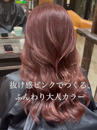 ロング カラー ヘアアレンジ 名駅/垢抜けカラー/ 髪質改善/リナ♡のヘアスタイル