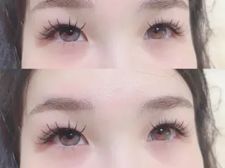 マツエク・マツパ AURORA RINAのマツエク・マツパデザイン