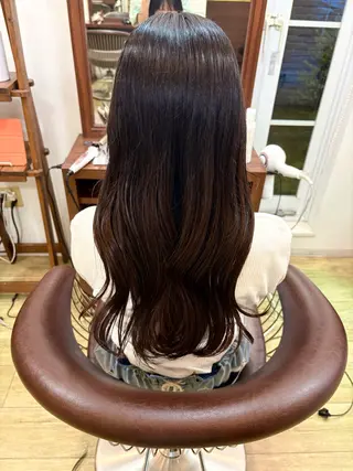 ロング 加藤 七夕奈のヘアスタイル