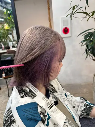 カラー 川口開世 short cutのヘアスタイル