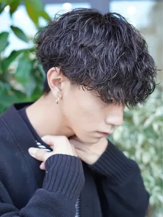 ショート パーマ メンズ SENTA✨メンズ パーマ✨fifth栄のヘアスタイル