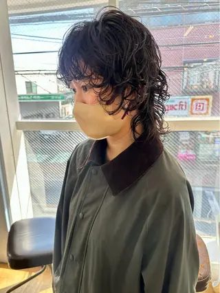 ショート パーマ 山口 悟のヘアスタイル