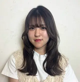 セミロング くびれヘア/髪質改善 はるのヘアスタイル