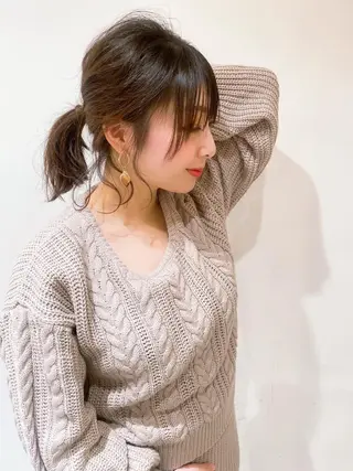 ミディアム 若宮 宣弘のヘアスタイル