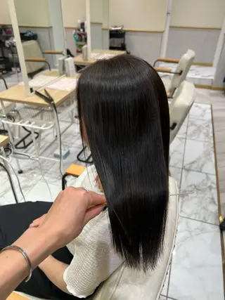 ミディアム 酸性ストレート 🇰🇷しゅうのヘアスタイル