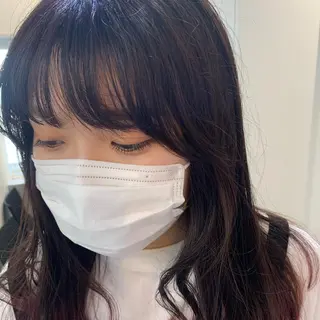 セミロング カラー MARU パーマ/レイヤーのヘアスタイル