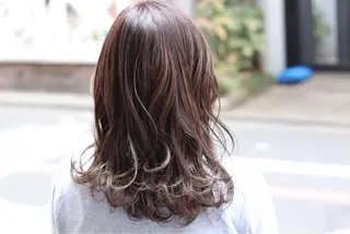 ミディアム カラー ヘアアレンジ 川内 政人のヘアスタイル