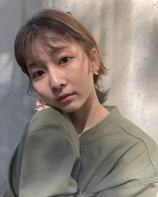 ショート カラー ヘアアレンジ 早瀬裕之 パーマのヘアスタイル