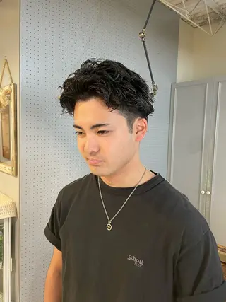 パーマ メンズ 🤩噂のMr.髪ポジ ティブ®️yu🤩のヘアスタイル