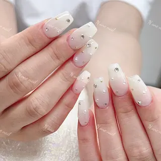 ネイル 長いだし/スカルプ/ パラシェルN.oneのネイルデザイン