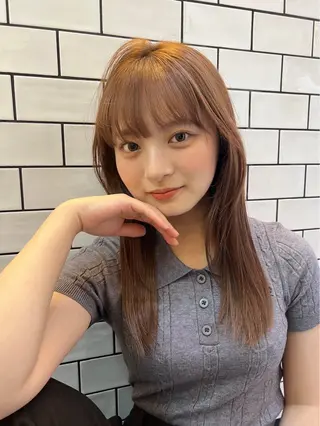 セミロング 🍒ボブカット/ moe🍒のヘアスタイル