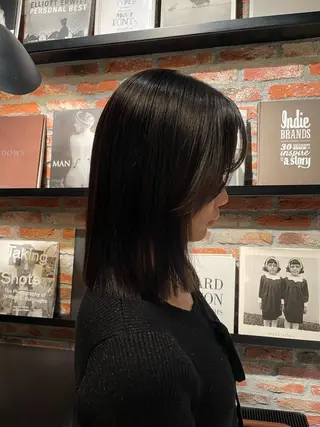 ミディアム rin 🖤〈大宮〉のヘアスタイル