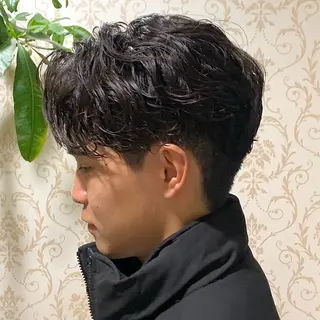 パーマ メンズ メンズパーマ&メンズ 縮毛矯正/平野/渋谷のヘアスタイル