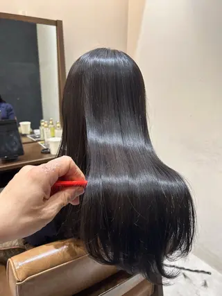 ロング カラー パーマ ヘアアレンジ ⭐️ハイクオリティ カラー杉本雄志⭐️のヘアスタイル